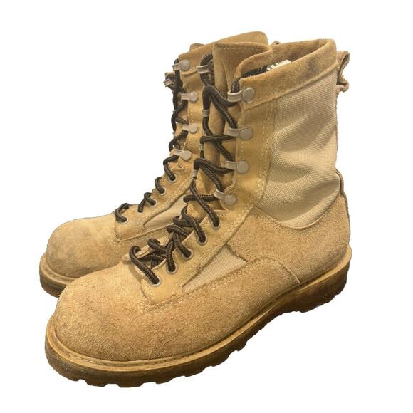 Bates Other - Bates Tan Work Dessert Combat Boots Military Tactical Size 8 E33500B